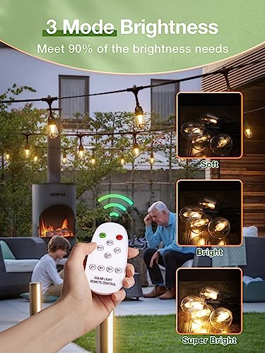 addlon Solar String Lights with Remote