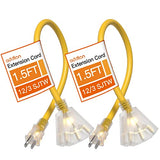 12AWG Outdoor Extension Cords Lighted