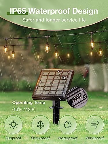 addlon Solar String Lights with Remote